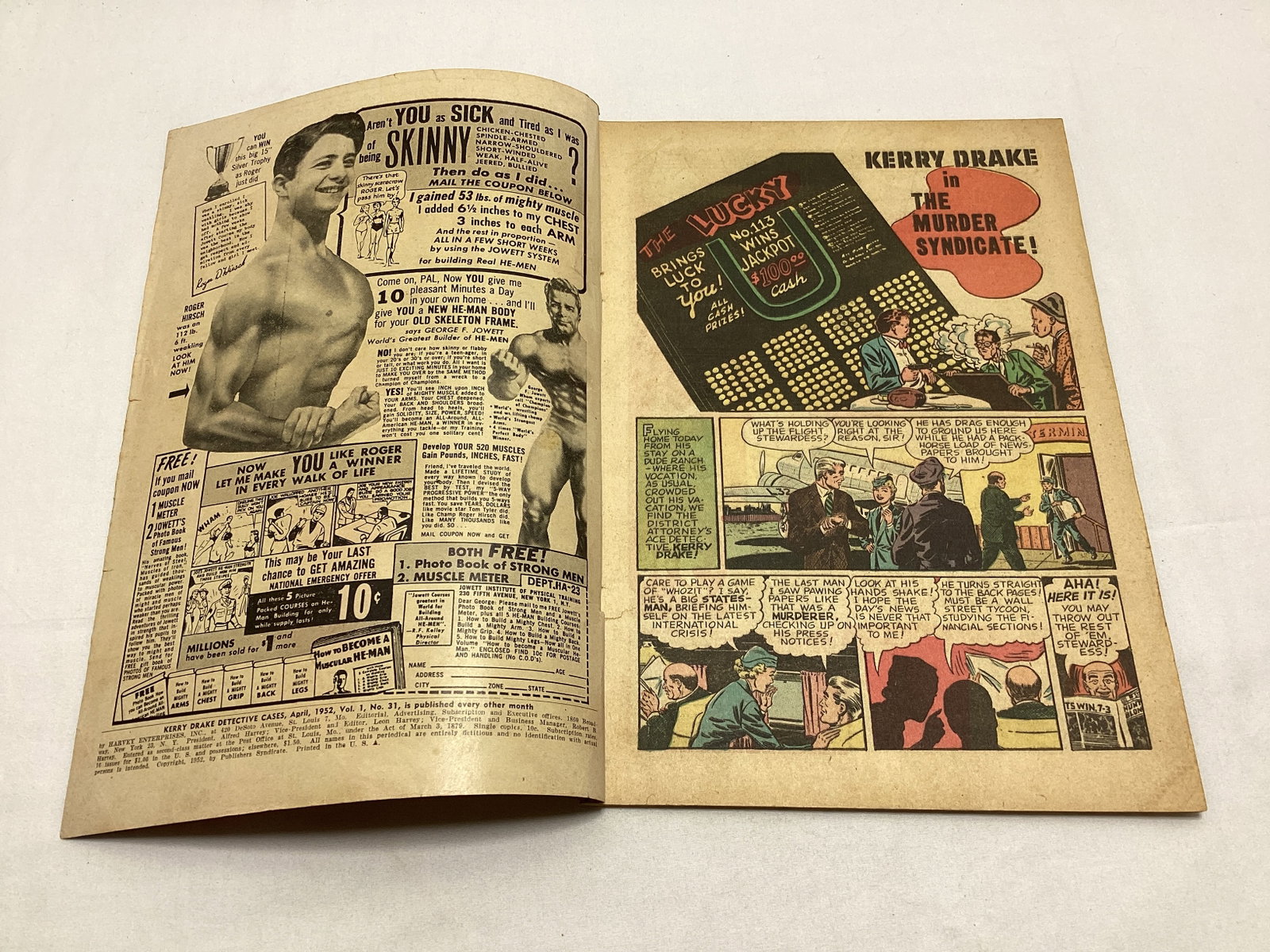Kerry Drake Detective 31 Harvey Comic Book - 6