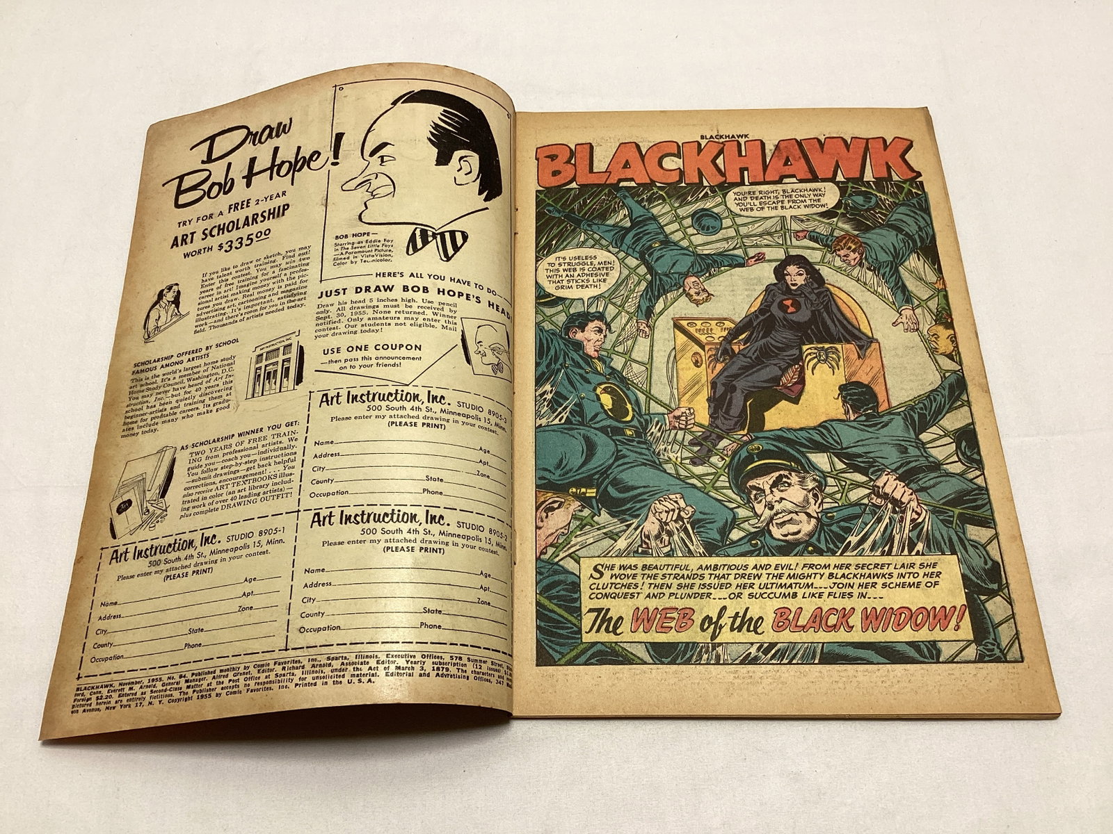 Blackhawk 94 Quality Comic Book - 6