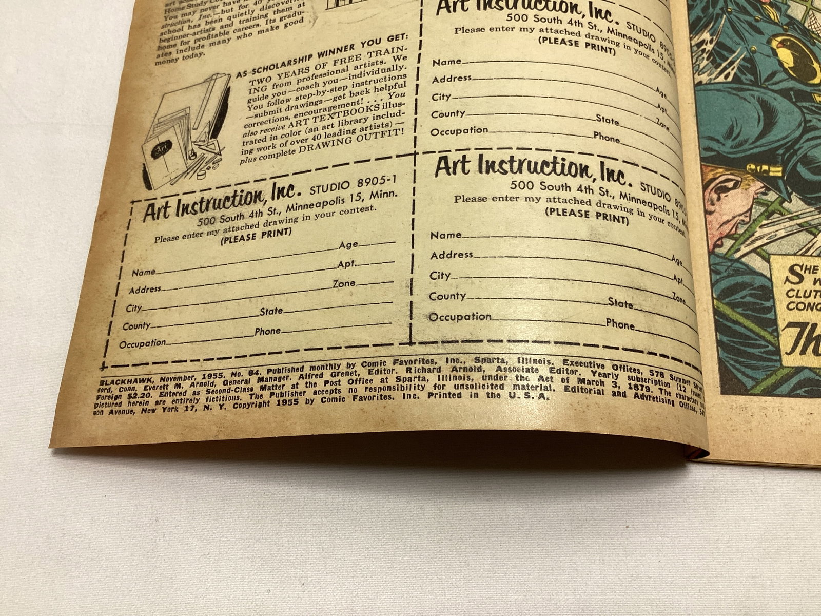 Blackhawk 94 Quality Comic Book - 7