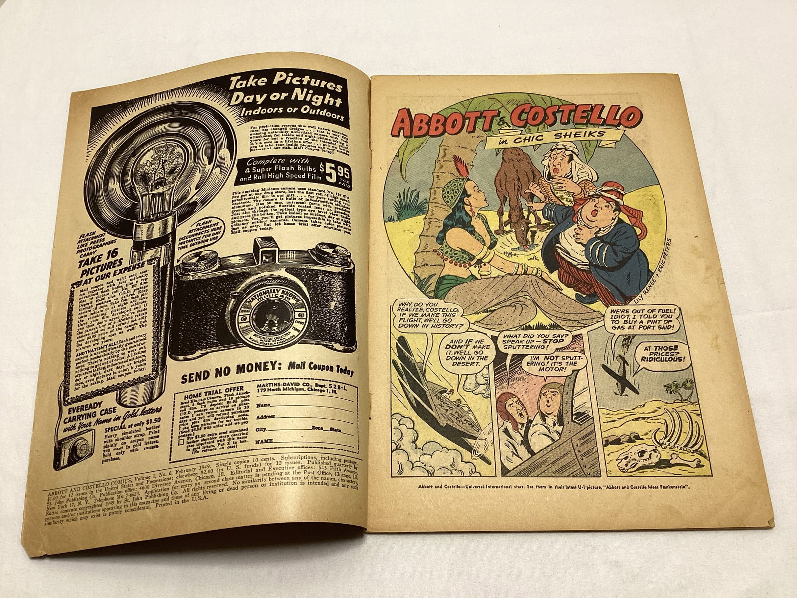 Abbott and Costello Comics 6 Comic Book - 6