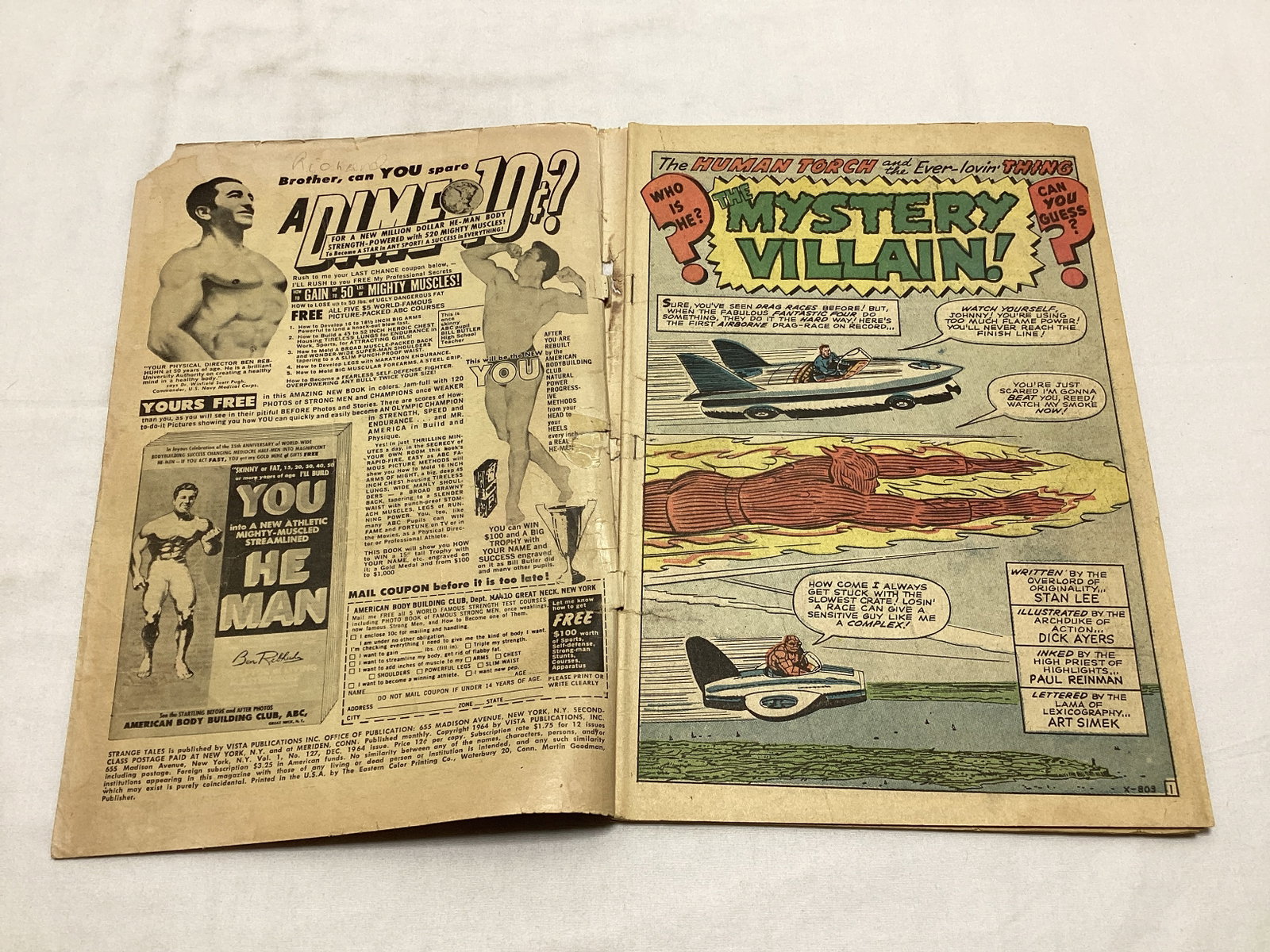 Strange Tales 127 Marvel Comic Book - 6