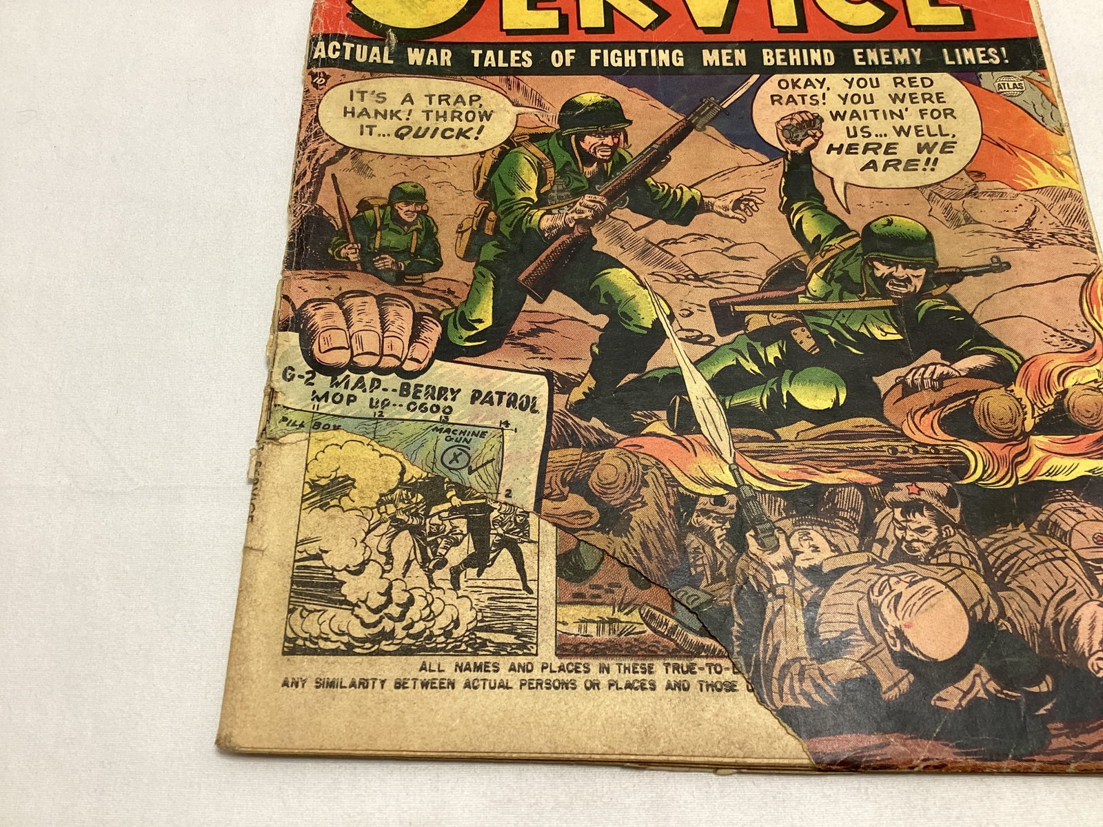 Kent Blake of the Secret Service 8 Atlas Comic Book - 4