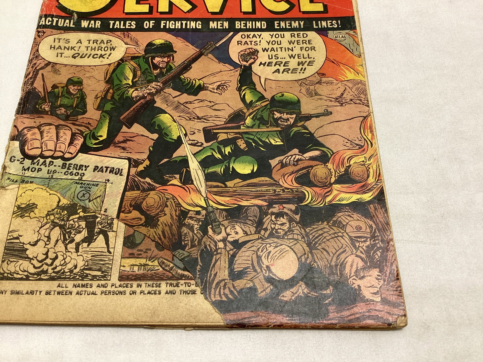Kent Blake of the Secret Service 8 Atlas Comic Book - 5