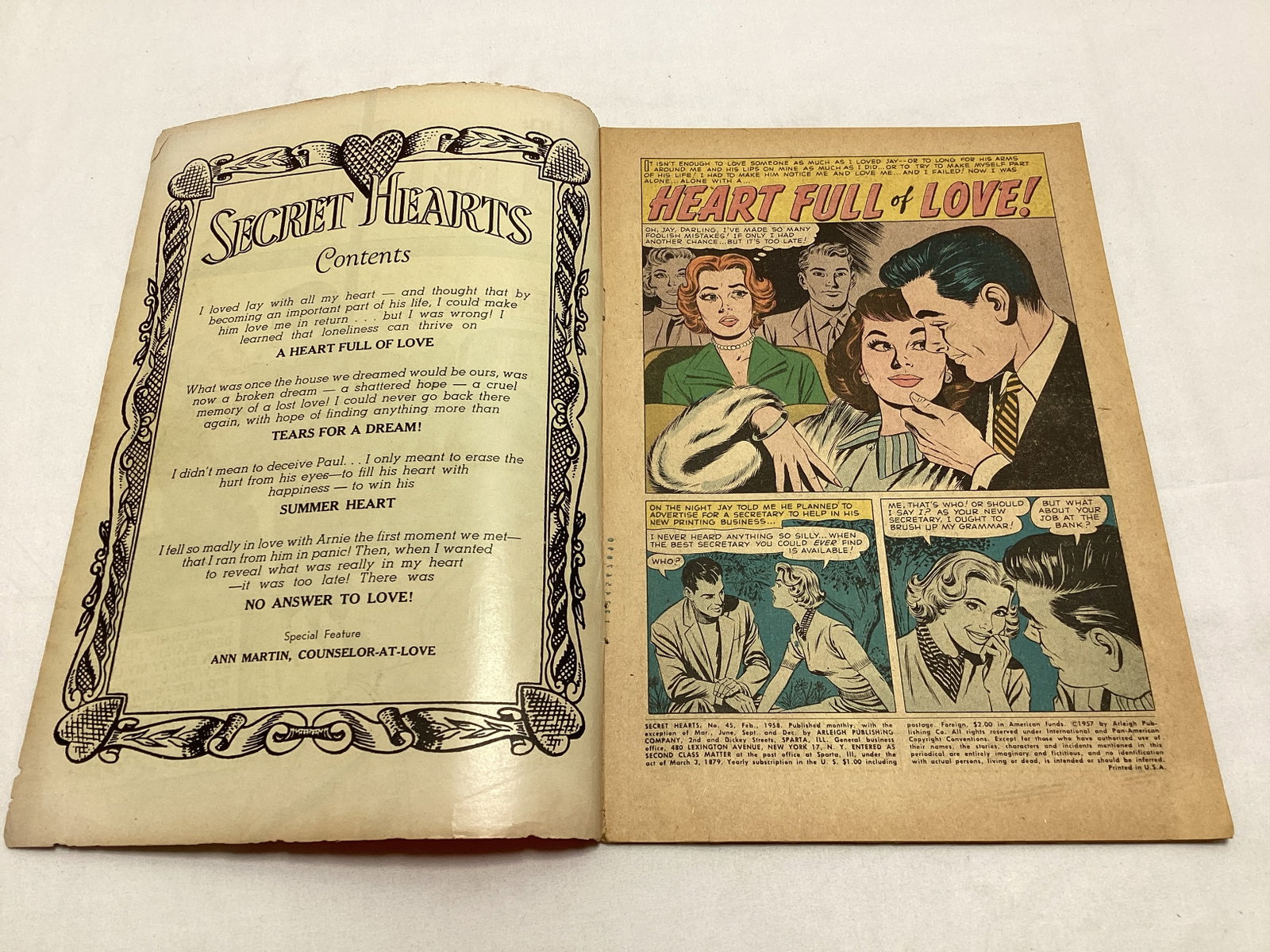 Secret Hearts 45 Comic Book - 6