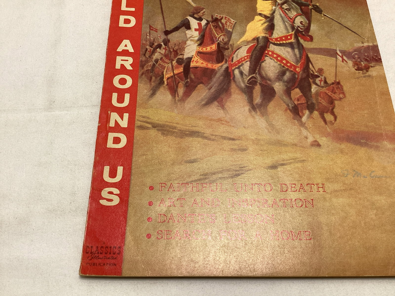 The World Around Us 16 Crusades Classics Illustrated Comic Book - 4