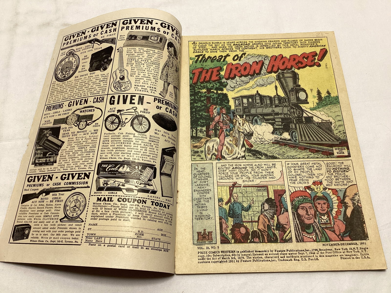 Prize Comics Western 90 Comic Book - 6