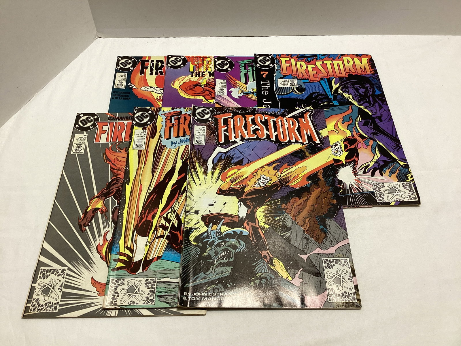 Seven Firestorm DC Comic Books: .