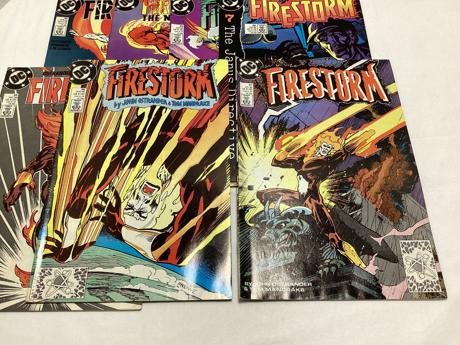 Seven Firestorm DC Comic Books - 2