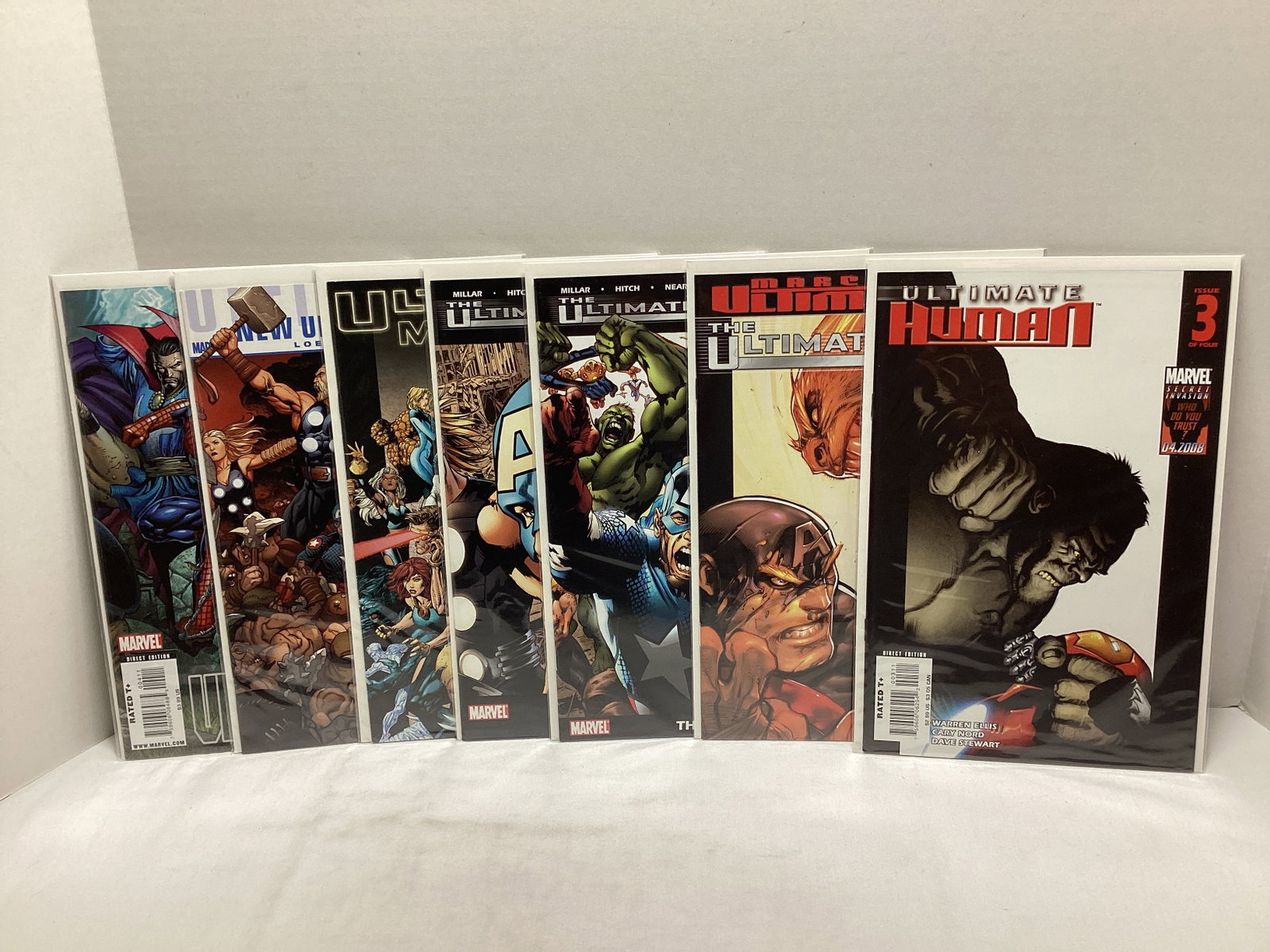 Seven Ultimate Marvel Comic Books: .