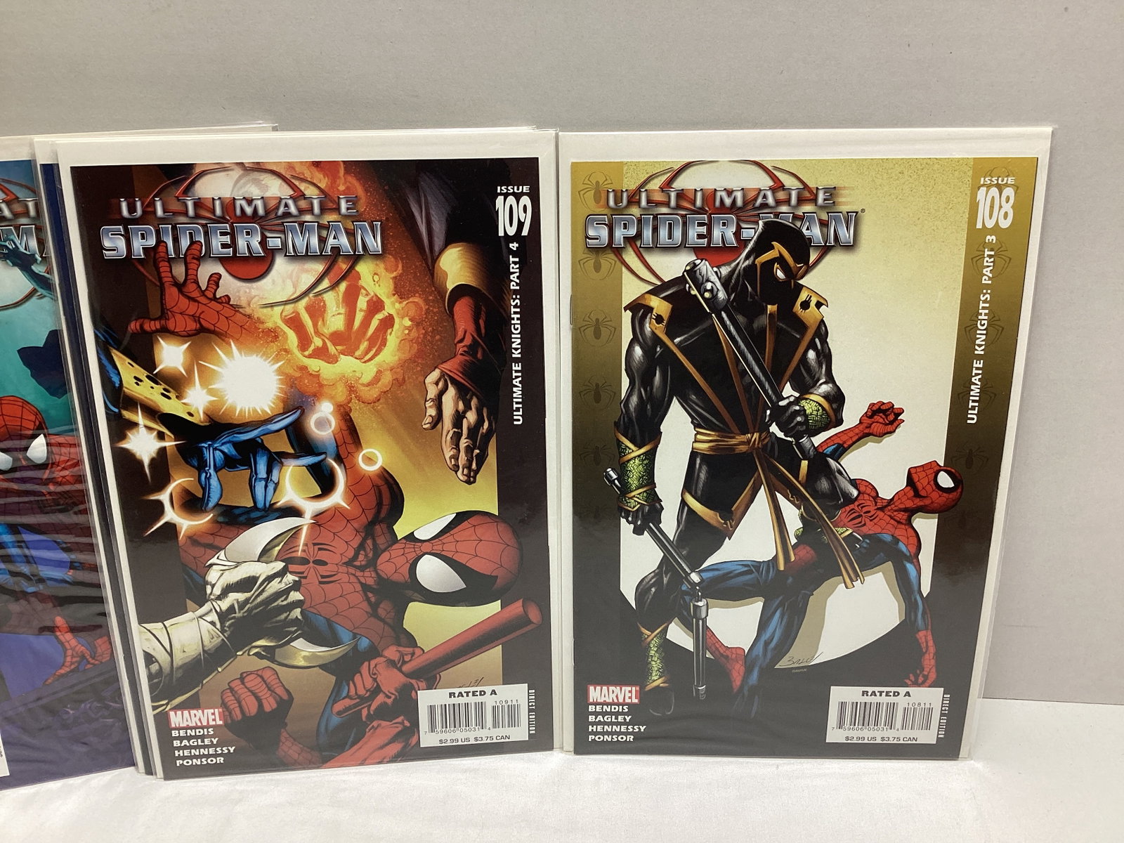 Seven Ultimate Spiderman Marvel Comic Books - 3