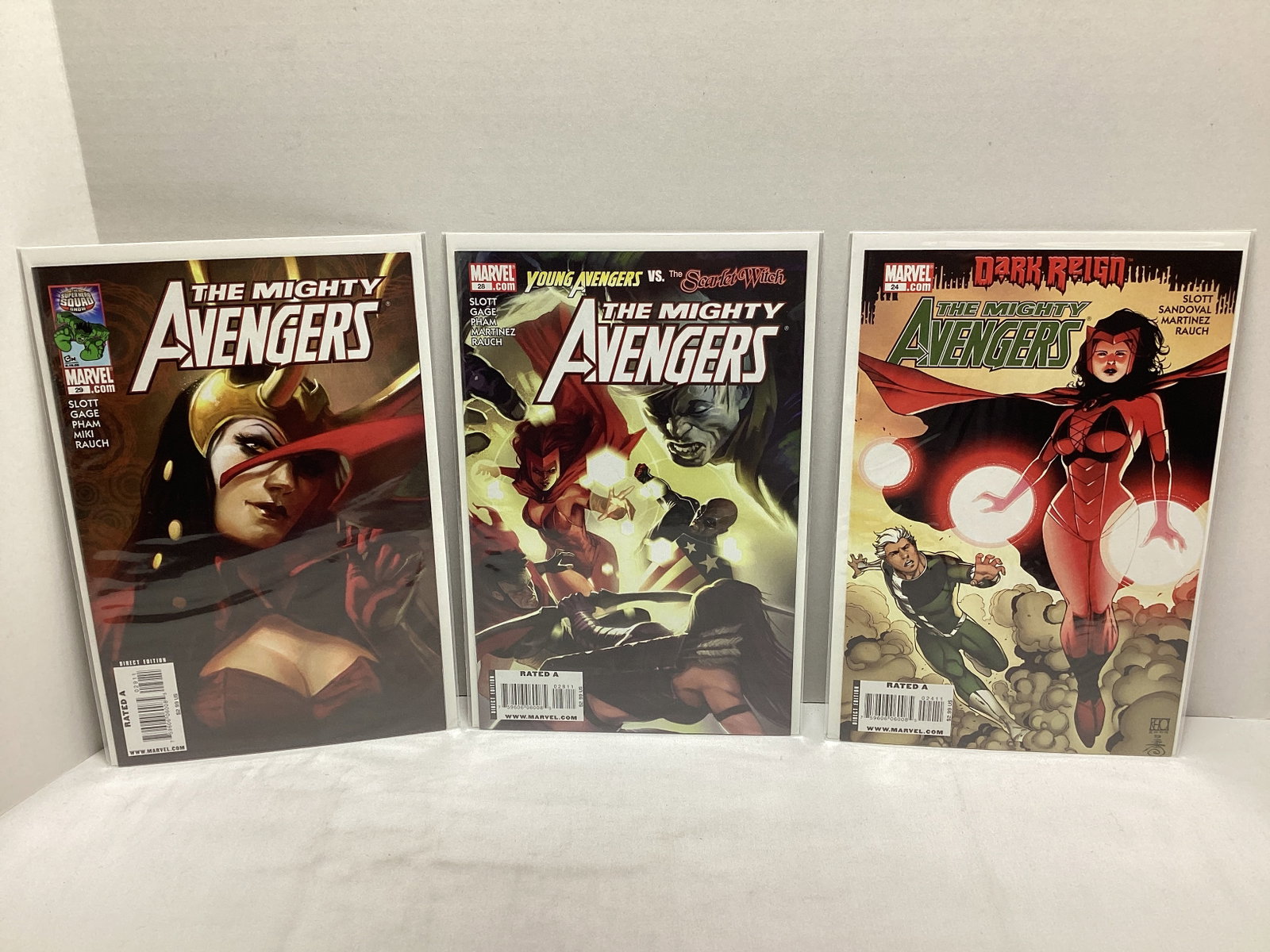 Seven Mighty Avengers Marvel Comic Books - 4