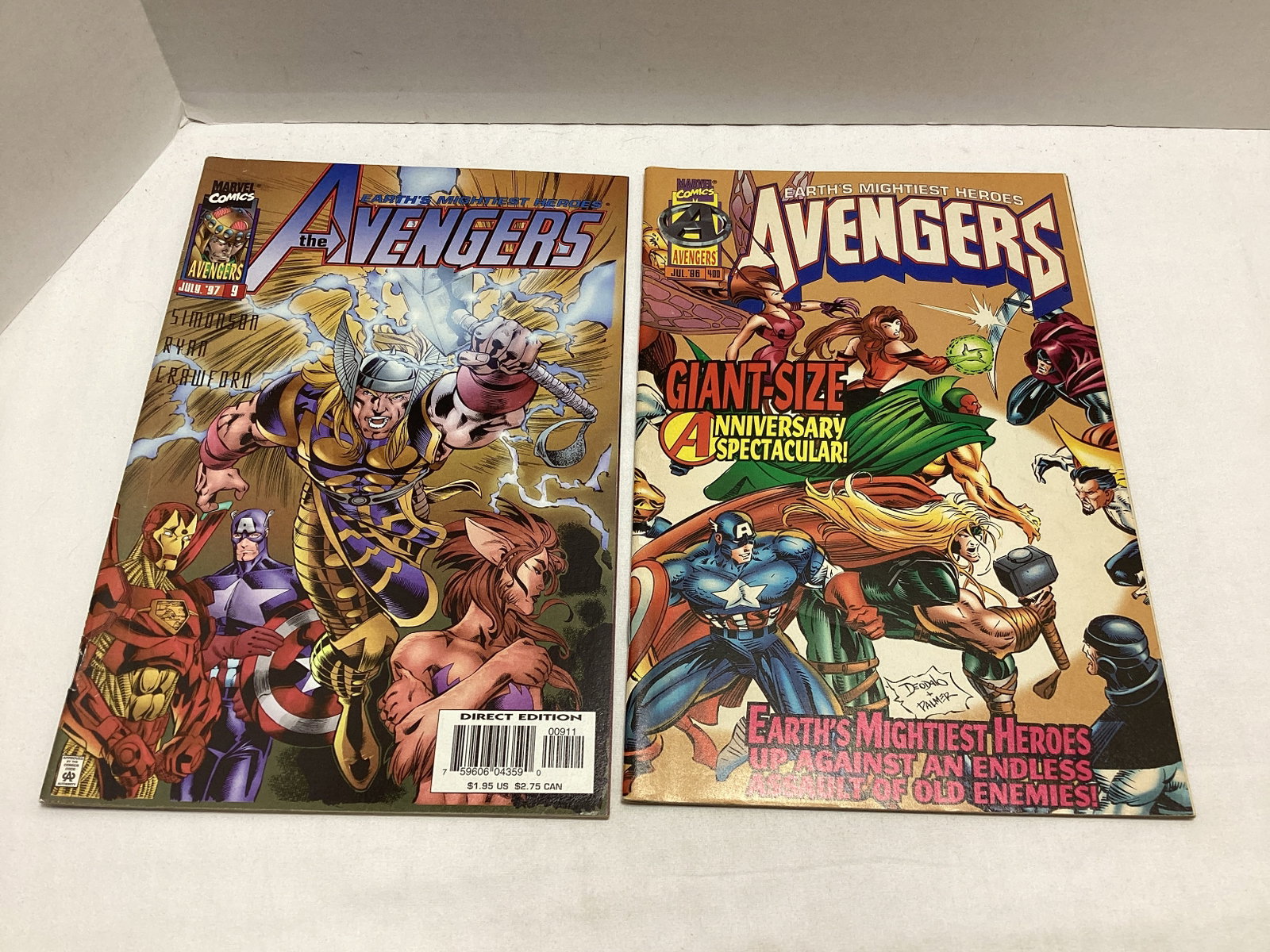 10 Avengers Marvel Comic Books - 6