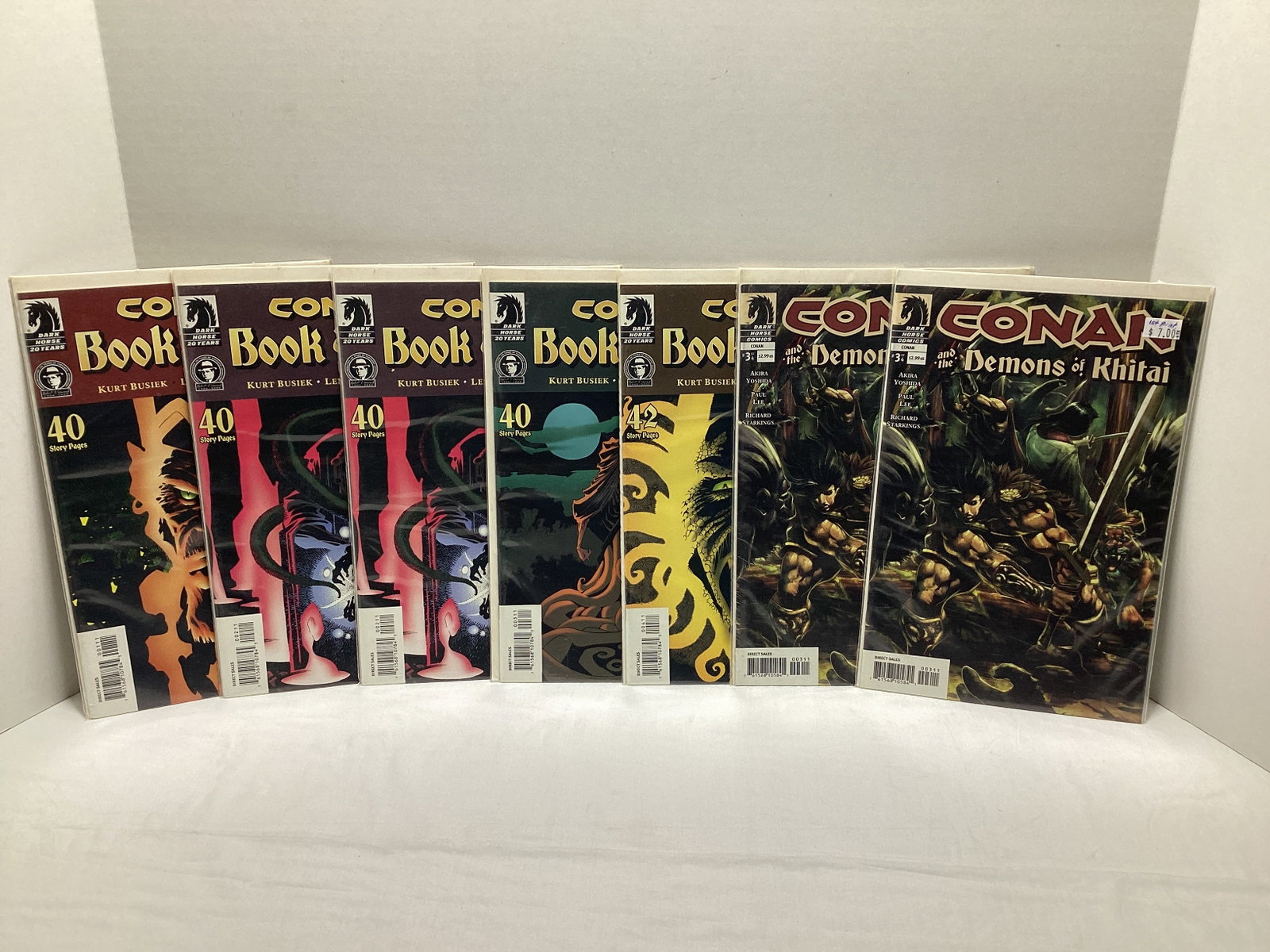 Seven Conan the Barbarian Dark Horse Comic Books: .