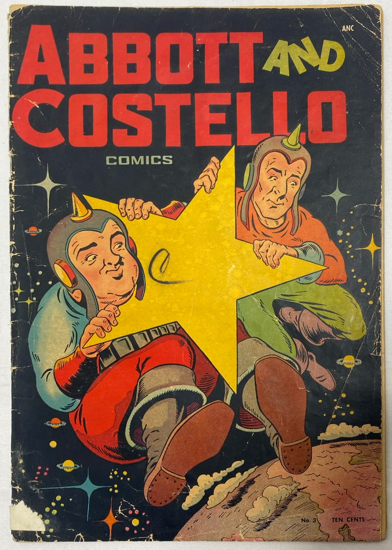 Abbott and Costello Comics 3 Comic Book: 1948, Please Preview and see all photos for condition