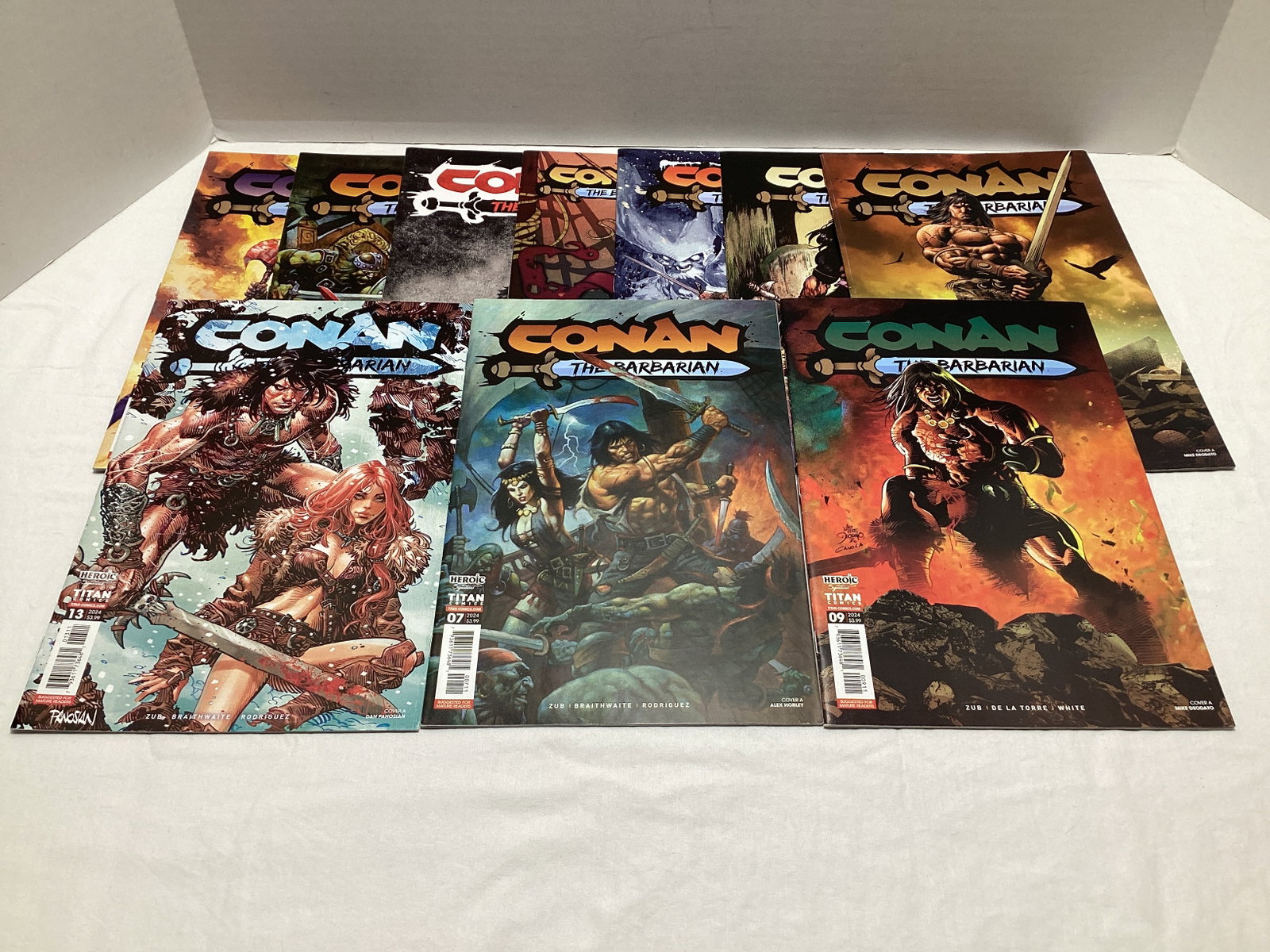 12 Conan the Barbarian Titan Comic Books - 3