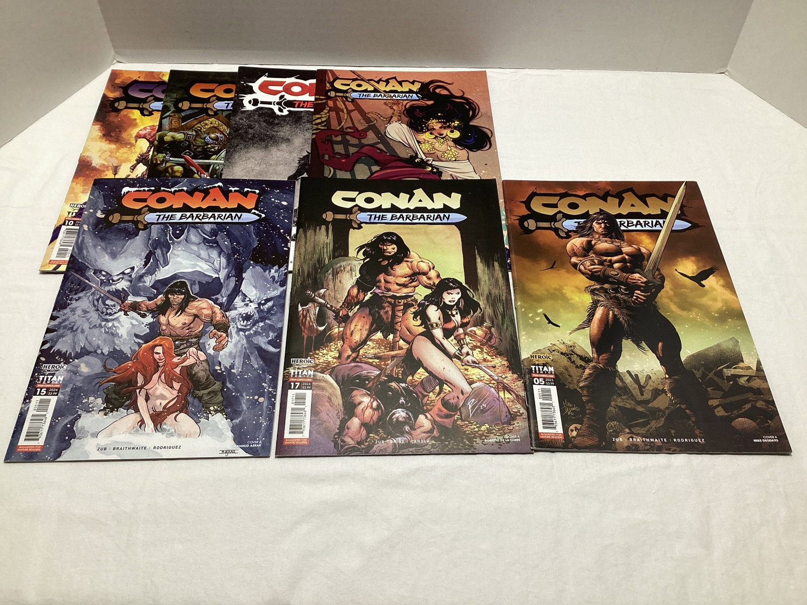 12 Conan the Barbarian Titan Comic Books - 4