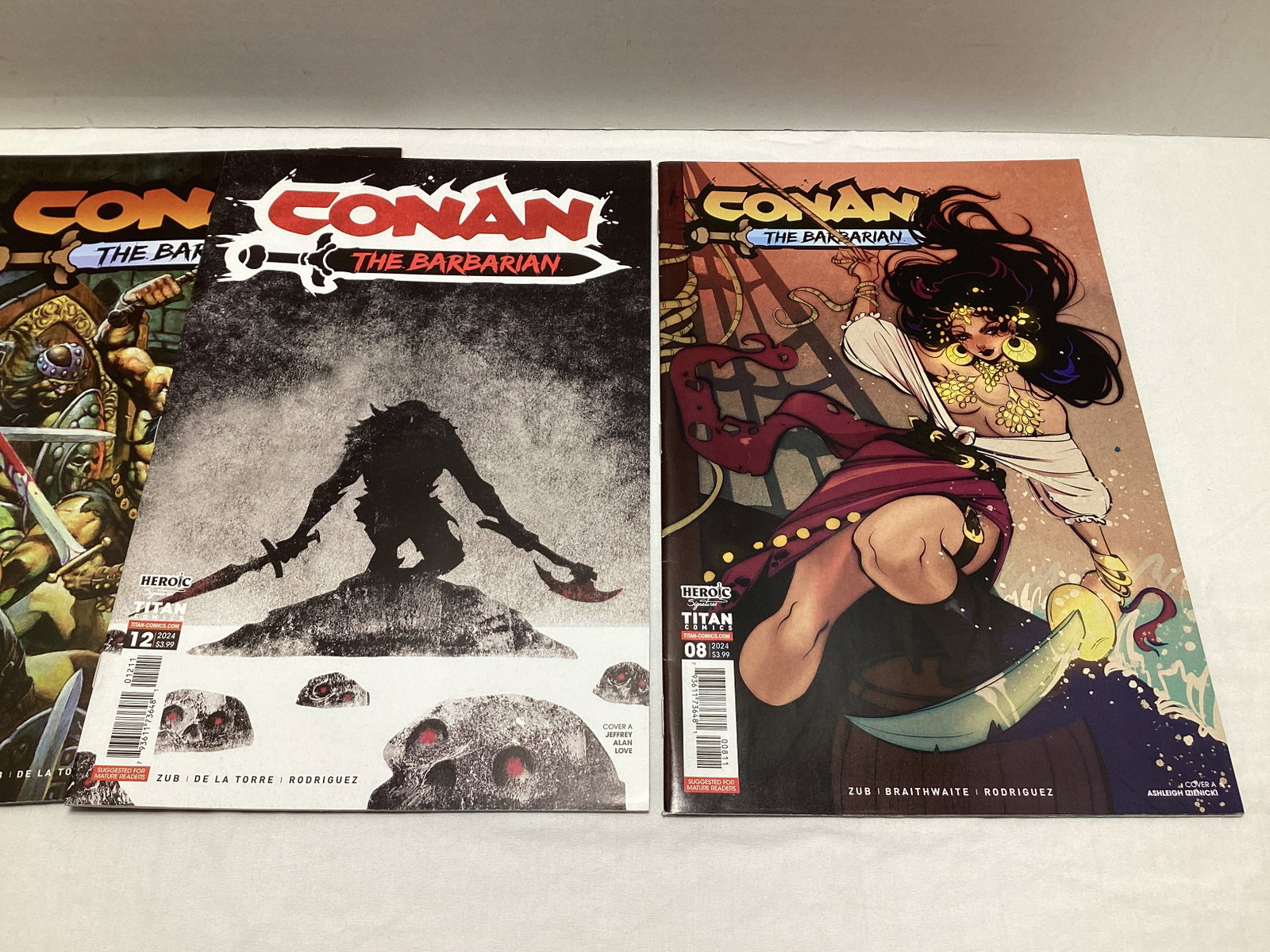 12 Conan the Barbarian Titan Comic Books - 5