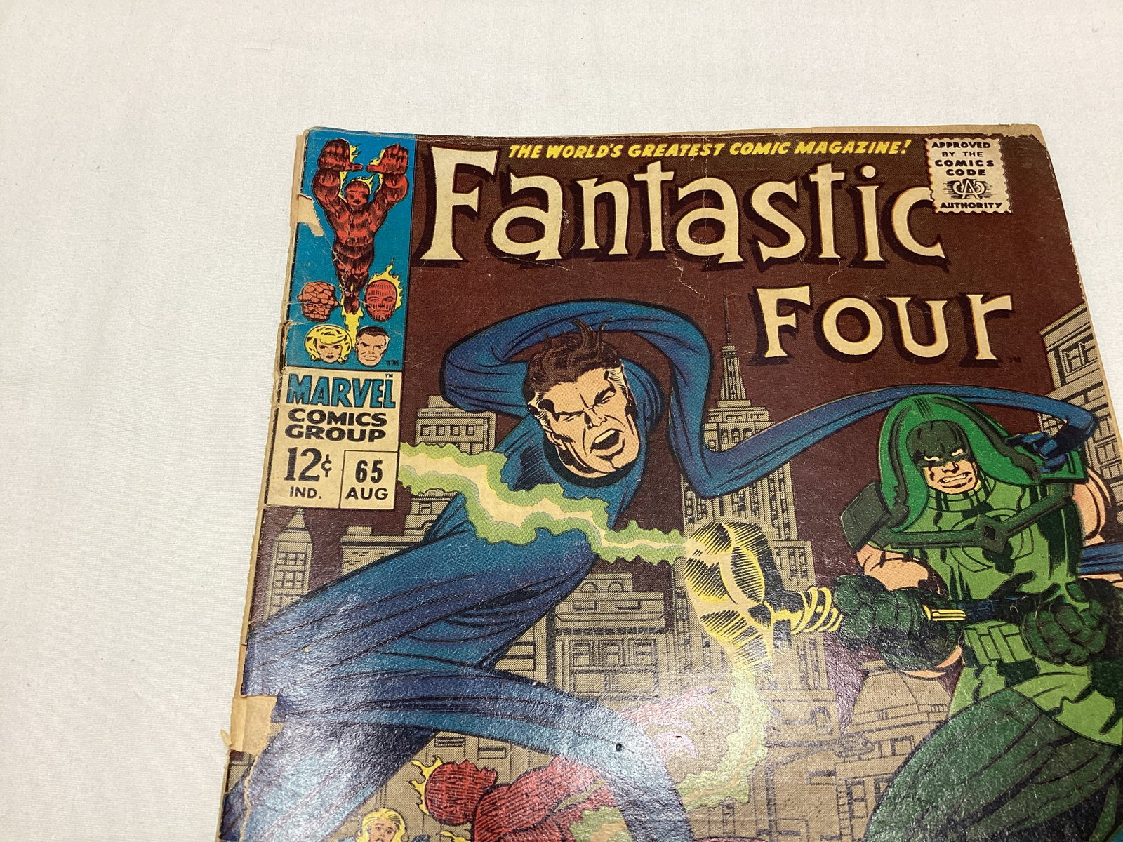 Fantastic Four 65 Marvel Comic Book - 2