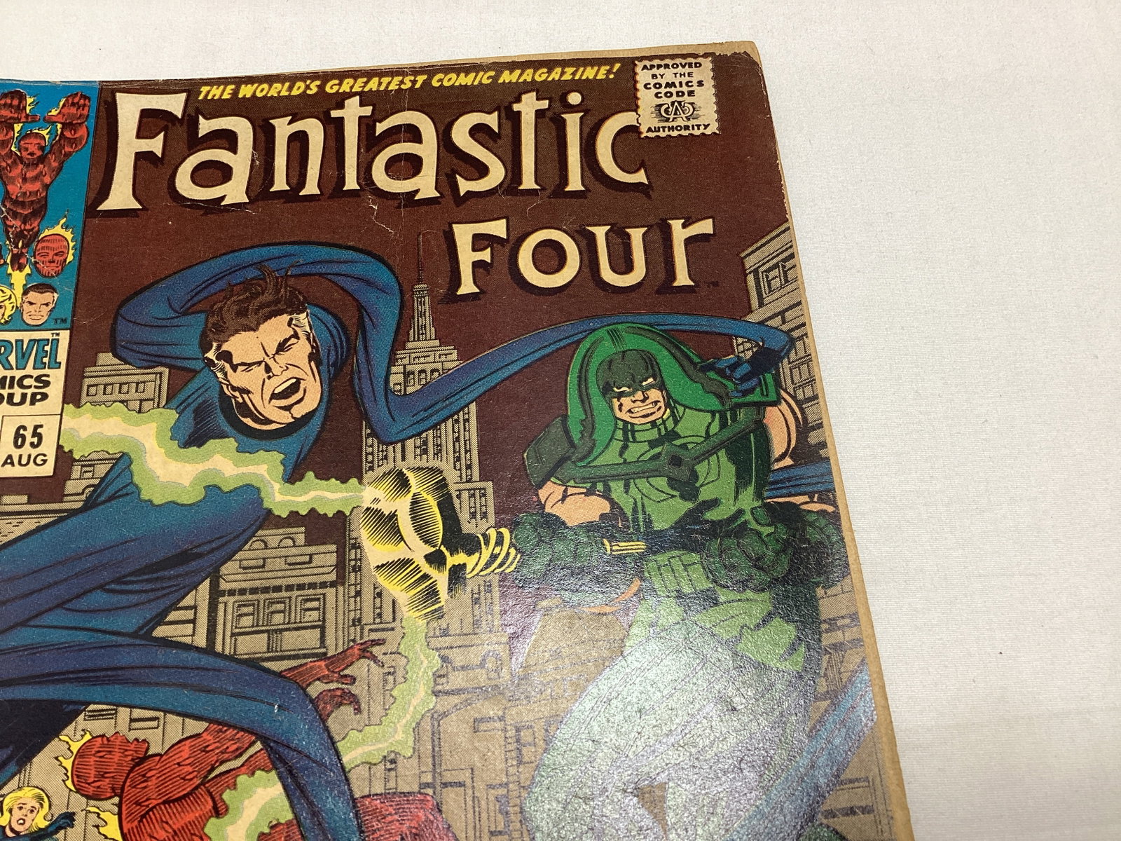 Fantastic Four 65 Marvel Comic Book - 3