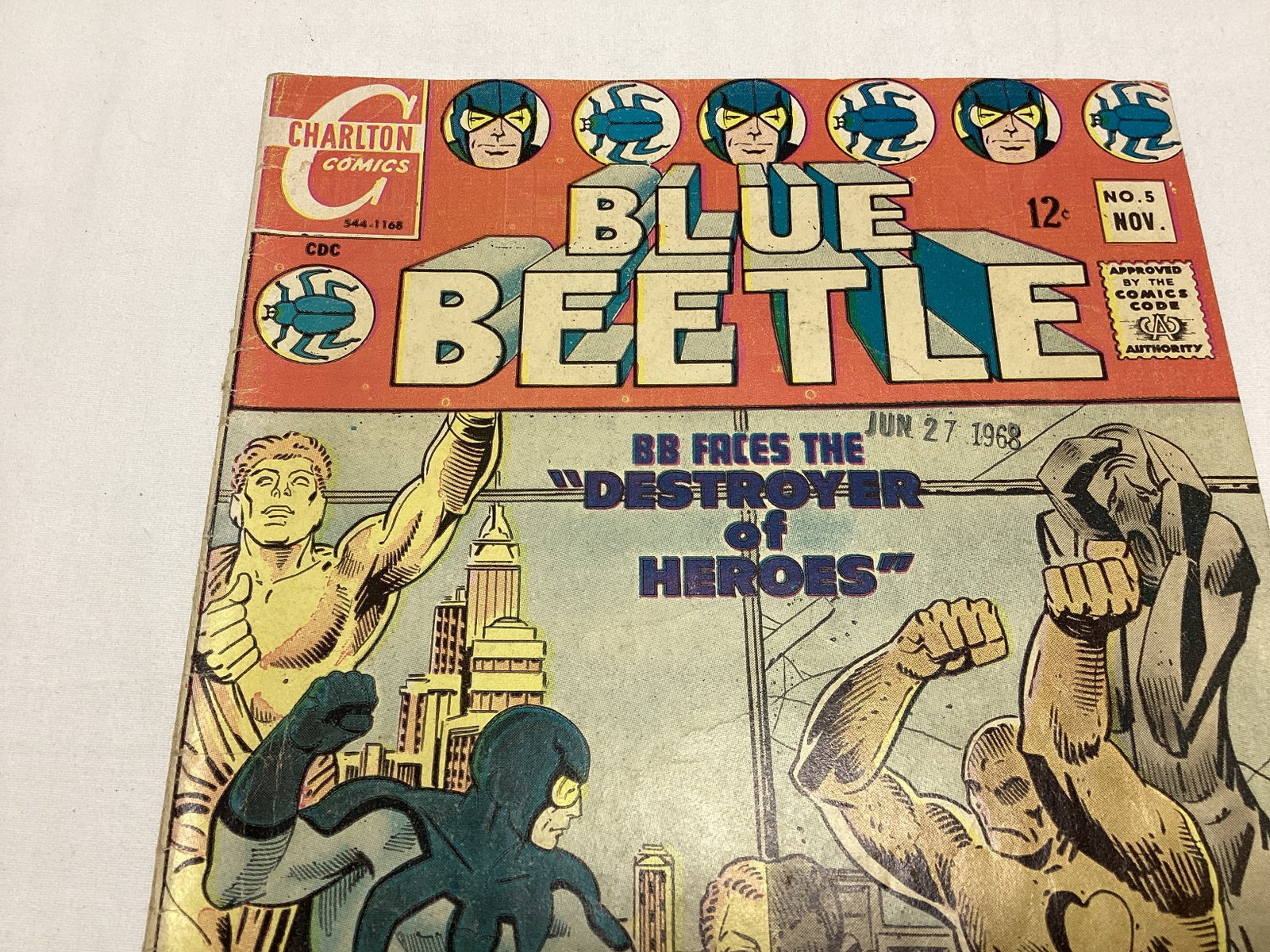 Blue Beetle 5 Charlton Comic Book - 2