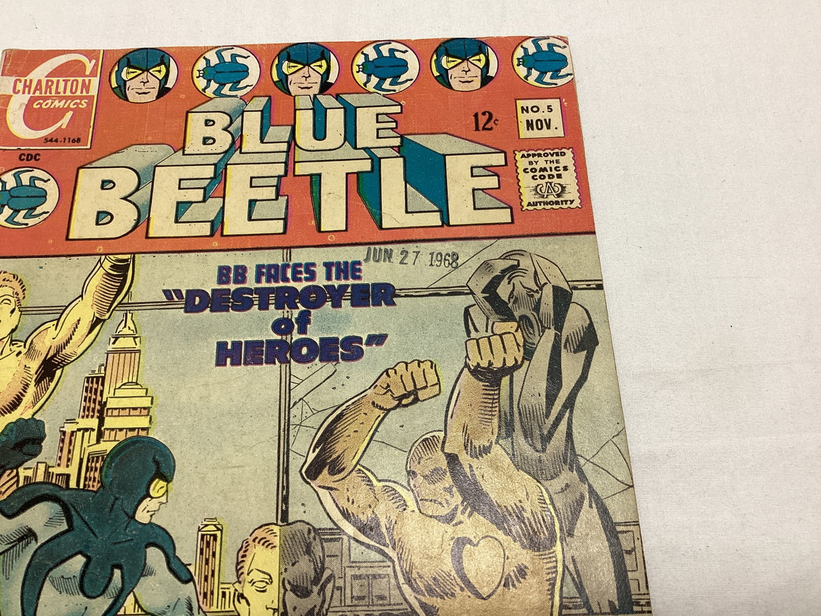 Blue Beetle 5 Charlton Comic Book - 3