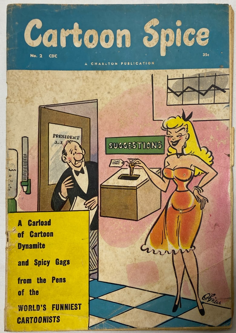 Cartoon Spice 2 Charlton Comic Book (1 of 8)