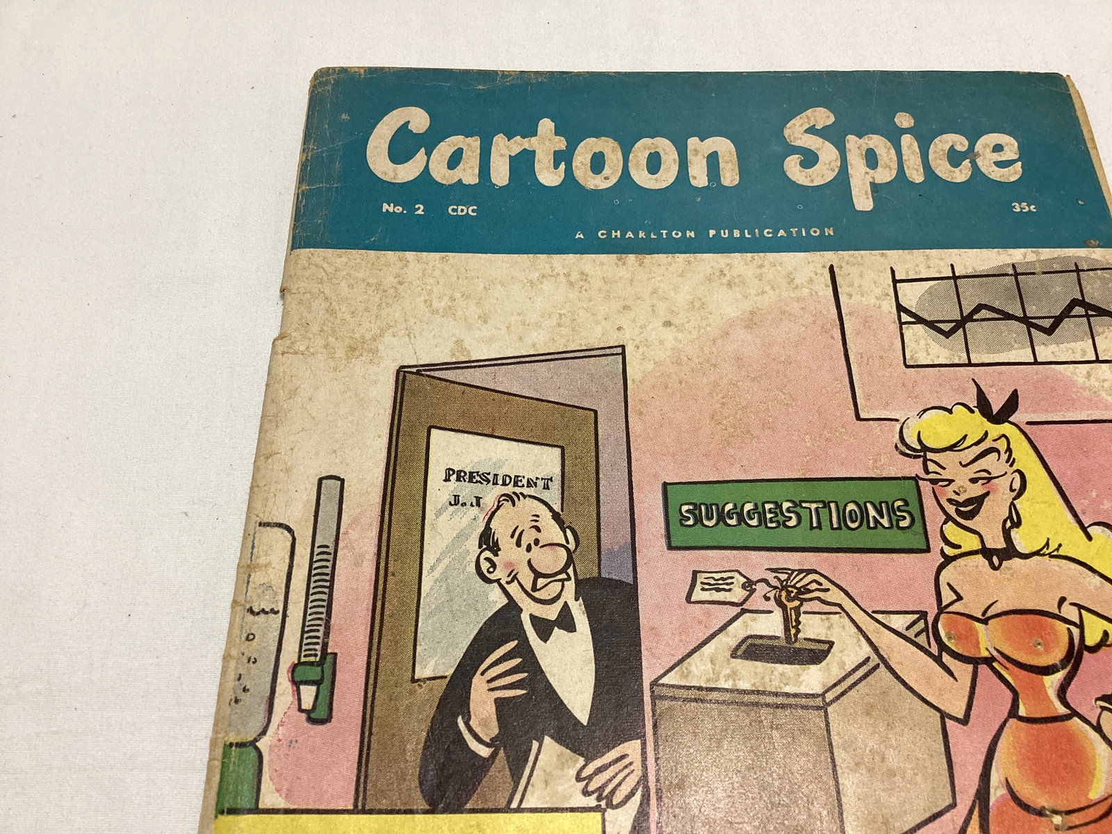 Cartoon Spice 2 Charlton Comic Book - 2