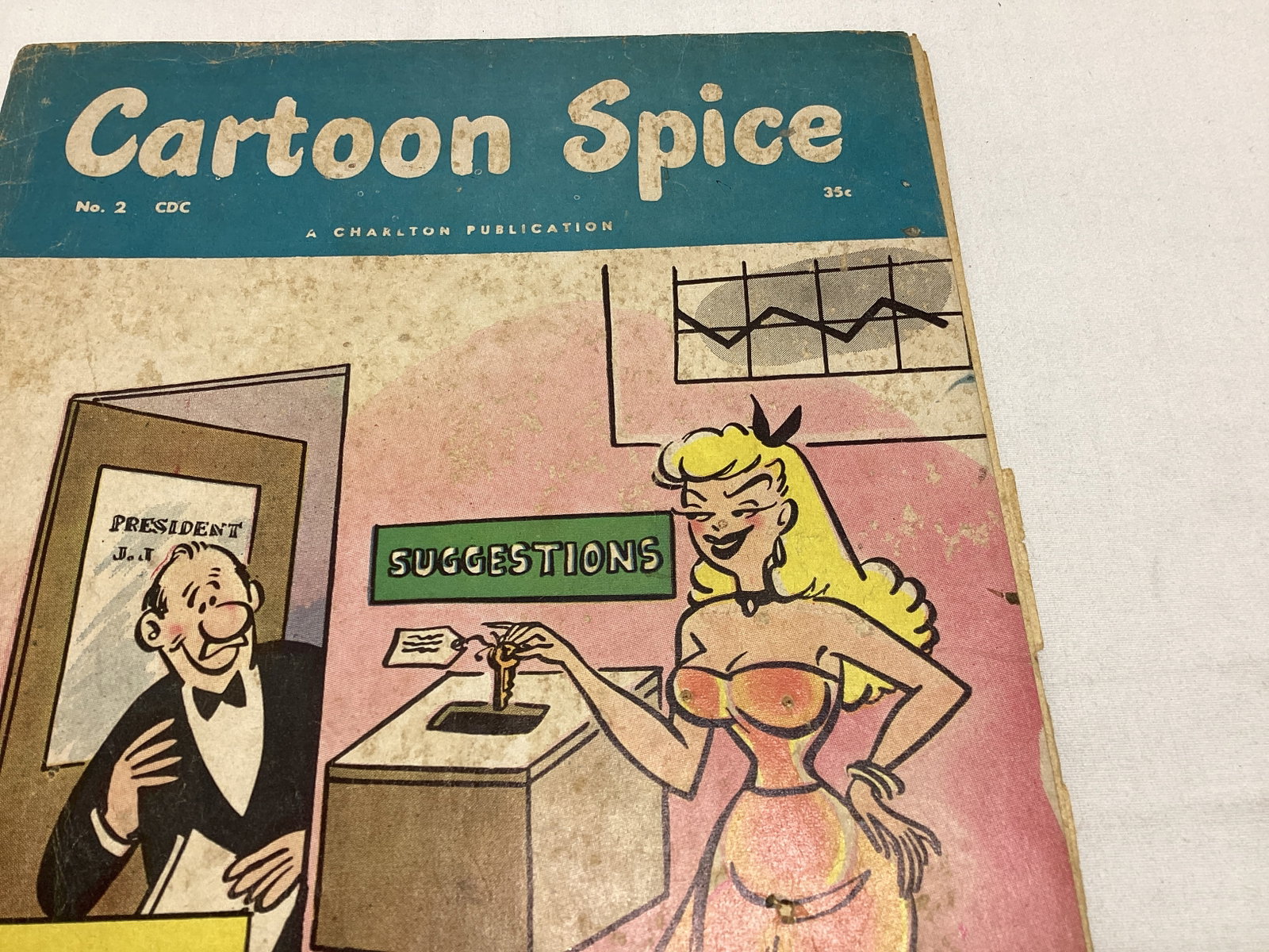 Cartoon Spice 2 Charlton Comic Book - 3