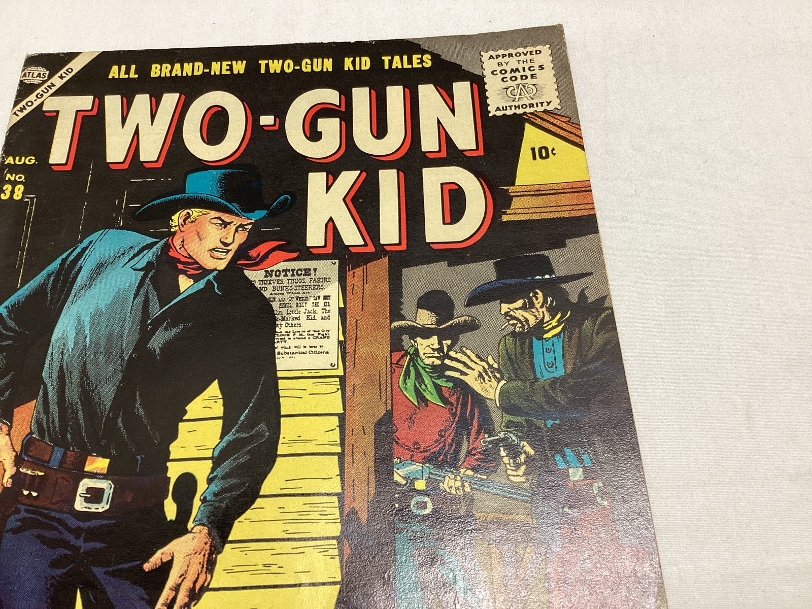 Two-Gun Kid 38 Atlas Western Comic Book - 3