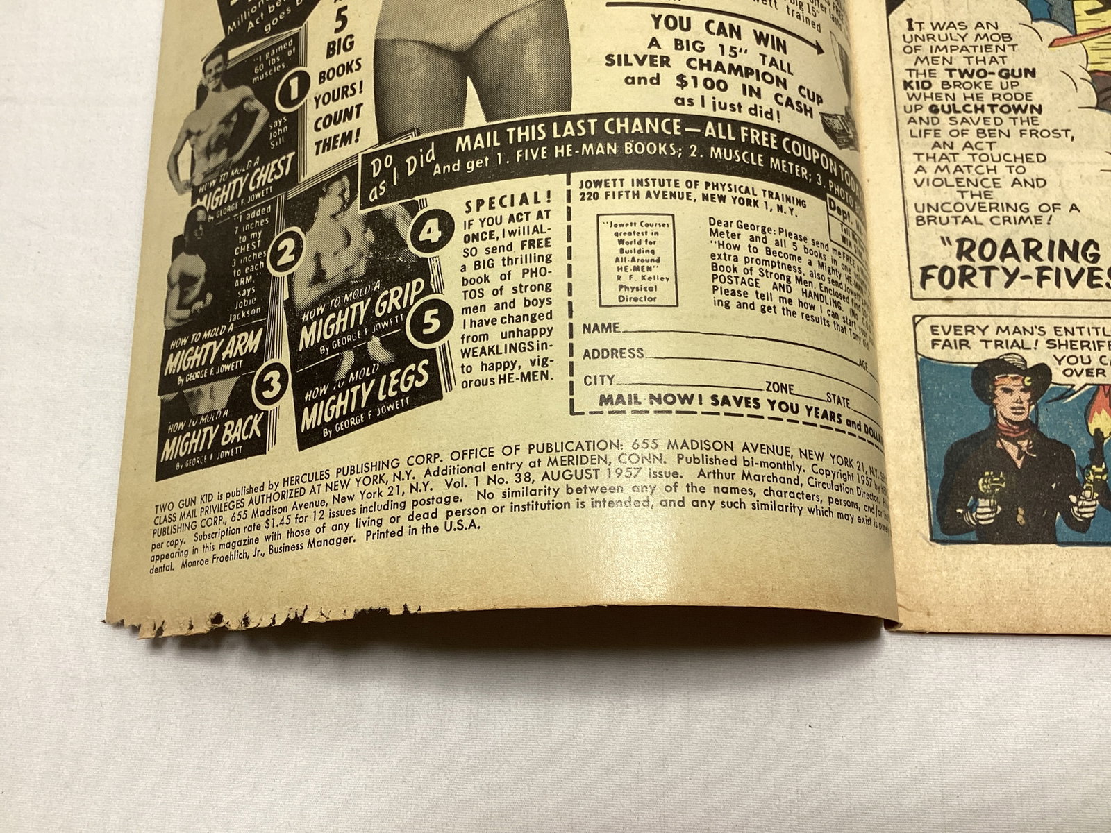 Two-Gun Kid 38 Atlas Western Comic Book - 7