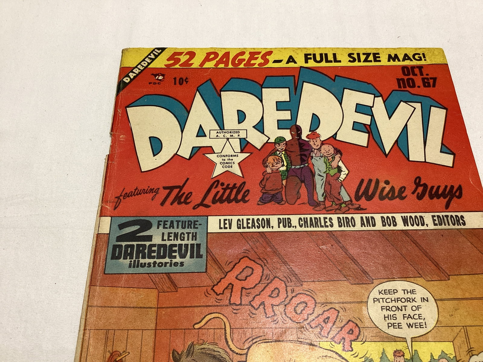 Daredevil 67 Lev Gleason Comic Book - 2