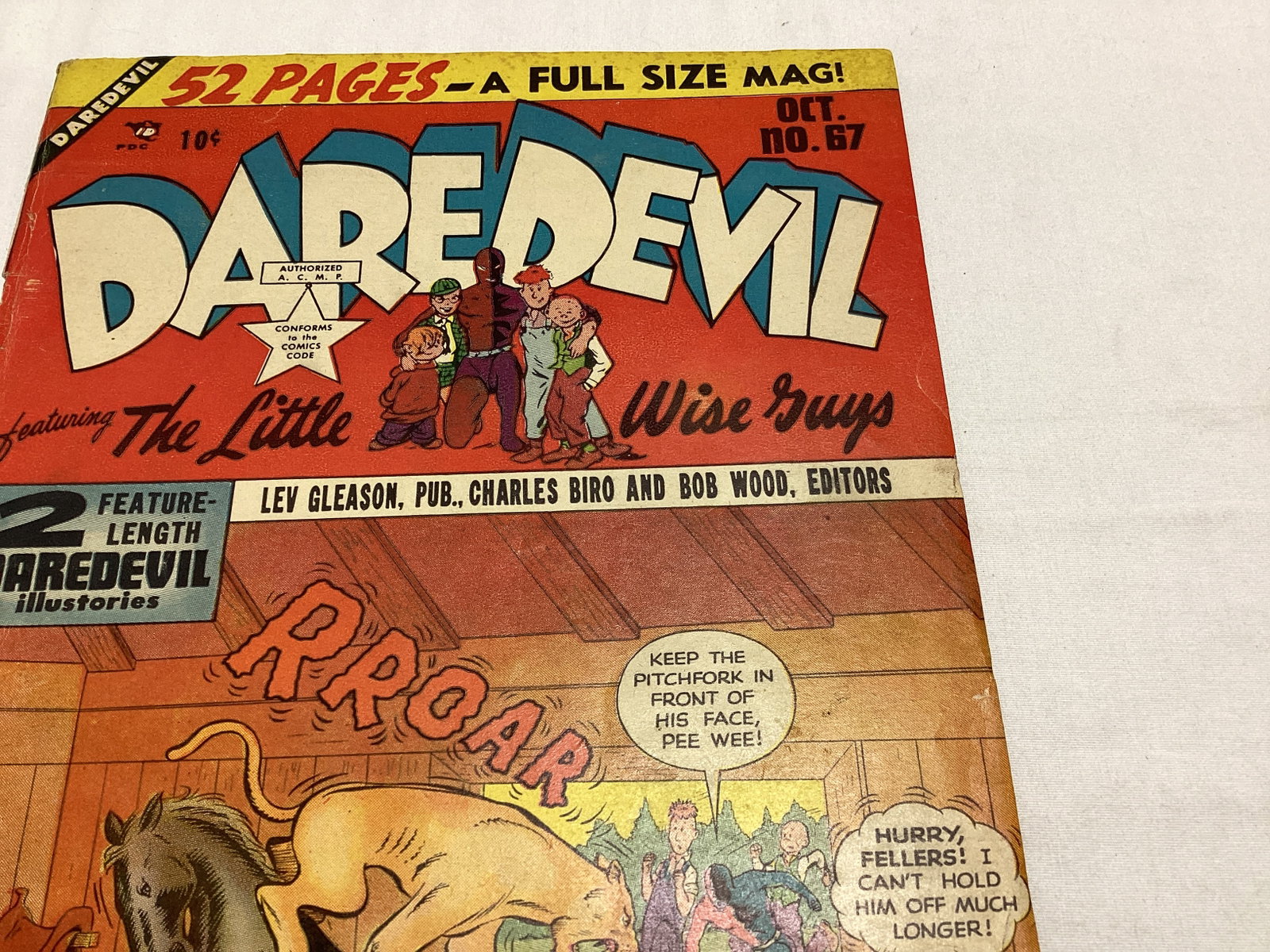 Daredevil 67 Lev Gleason Comic Book - 3