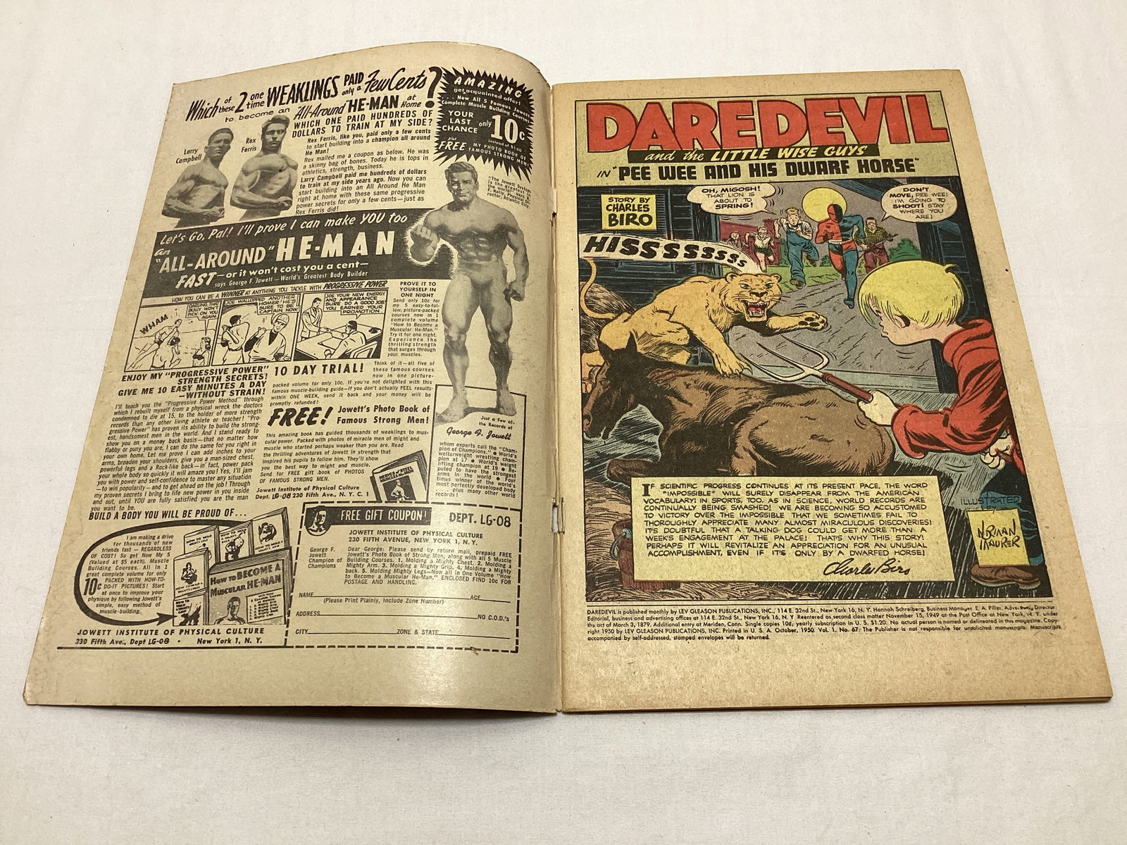 Daredevil 67 Lev Gleason Comic Book - 6