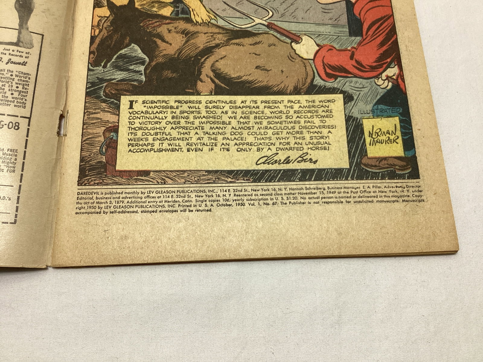 Daredevil 67 Lev Gleason Comic Book - 7