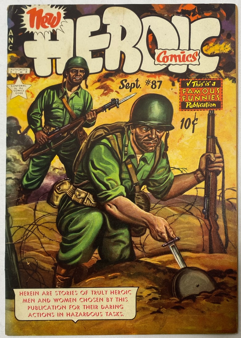 New Heroic Comics 87 Famous Funnies Comic Book: 1953, Please Preview and see all photos for condition