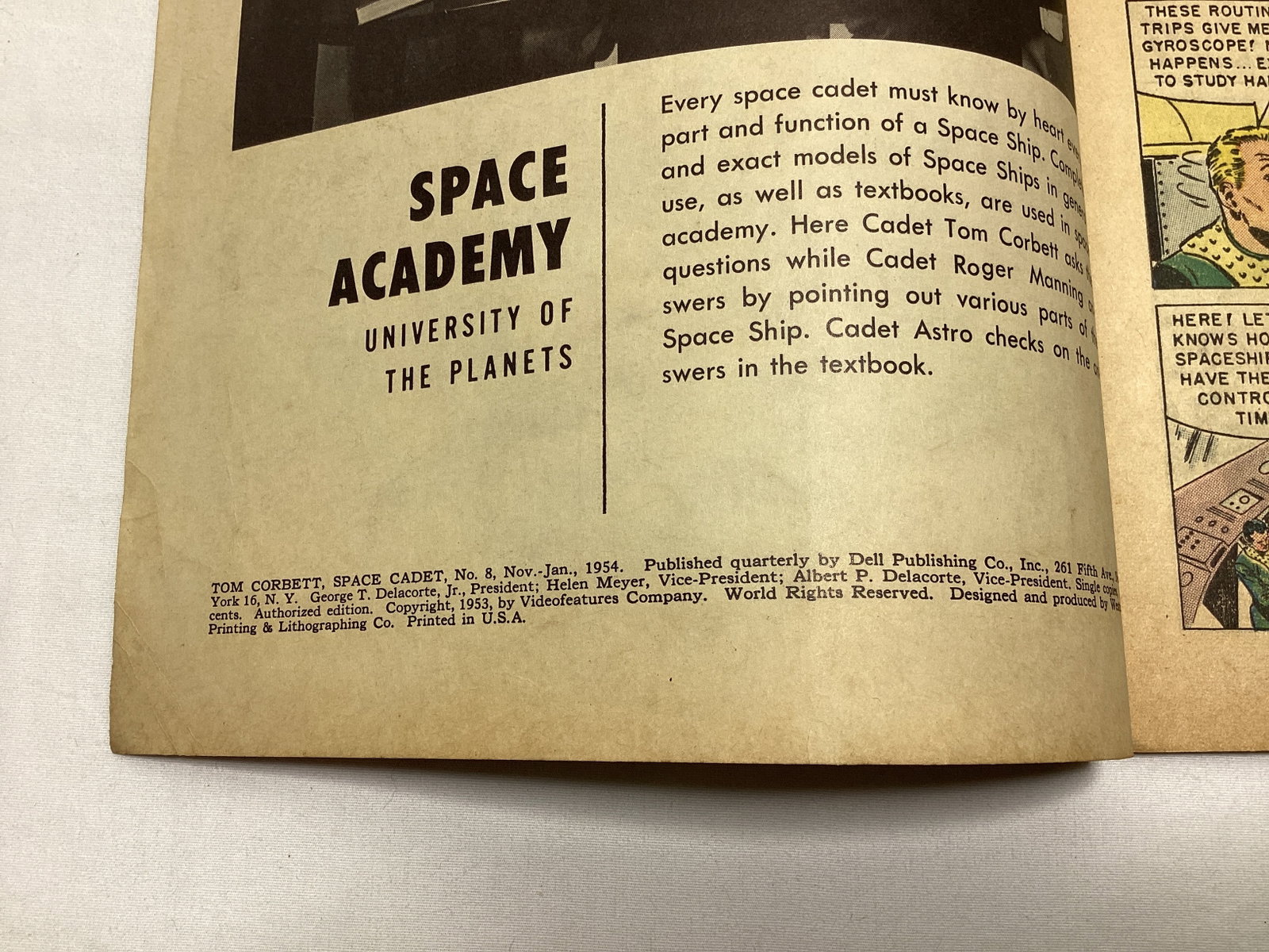 Tom Corbett Space Cadet 8 Dell Comic Book - 7