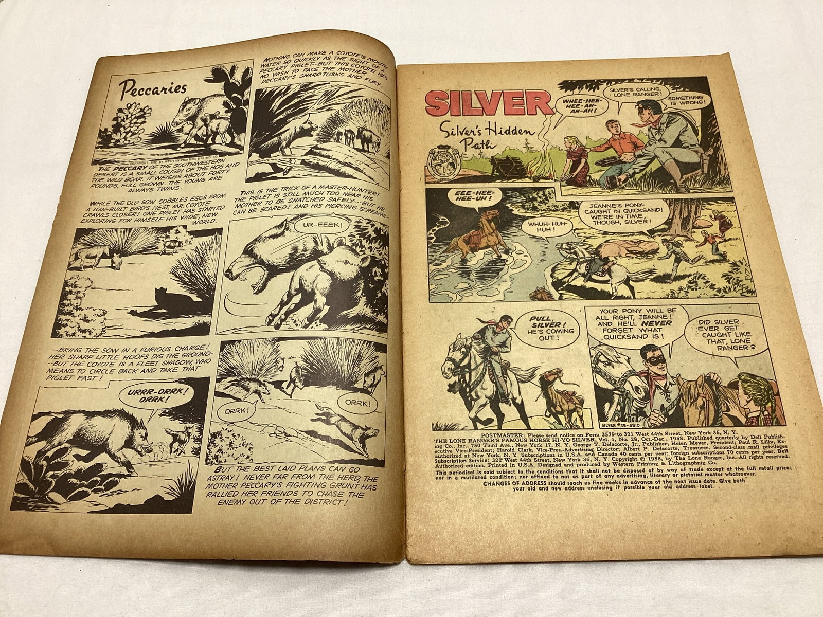 Hi-Yo Silver 28 Dell Western Comic Book - 6