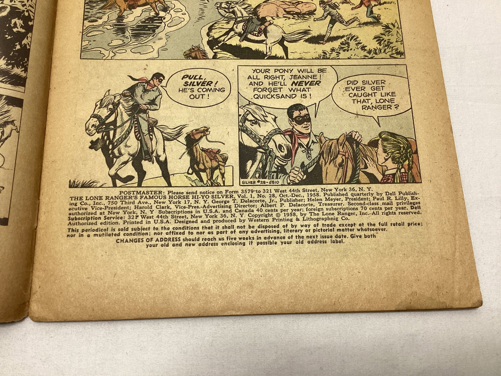 Hi-Yo Silver 28 Dell Western Comic Book - 7