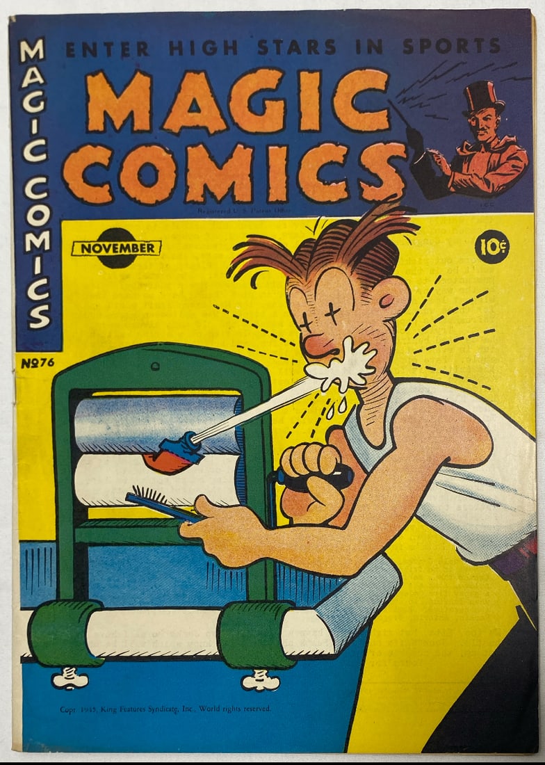 Magic Comics 76 King Comic Book: 1945, Blondie, please preview and see all photos for condition