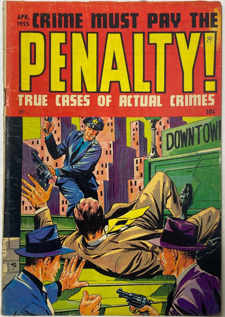 Crime Must Pay the Penalty 44 Ace Comic Book: 1955, please preview and see all photos for condition