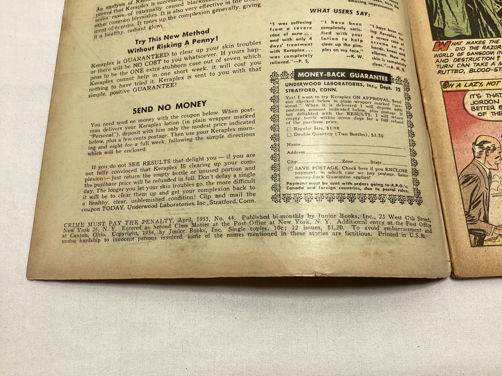 Crime Must Pay the Penalty 44 Ace Comic Book - 7