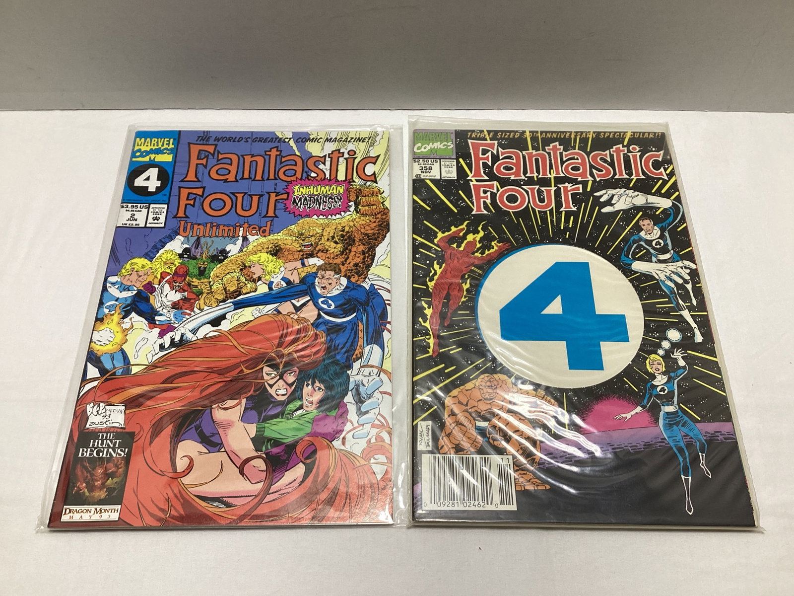 Six Fantastic Four Marvel Comic Books - 3