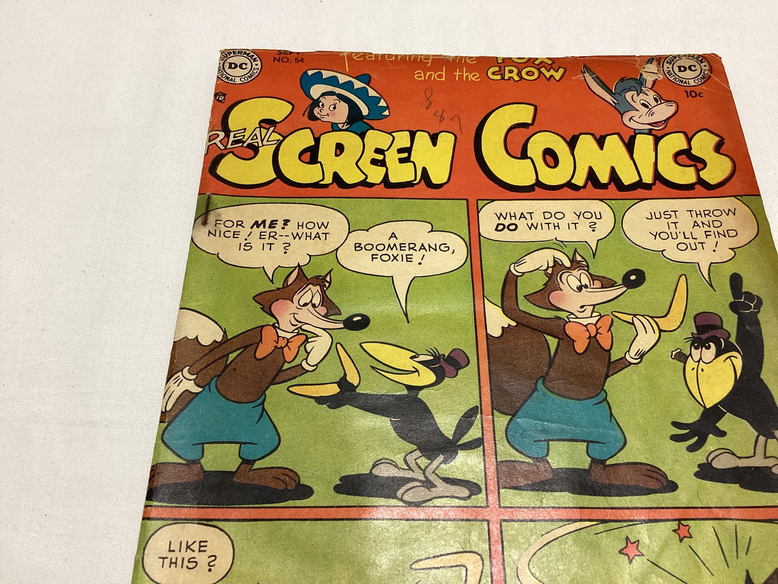 Real Screen Comics 54 DC Comic Book - 2