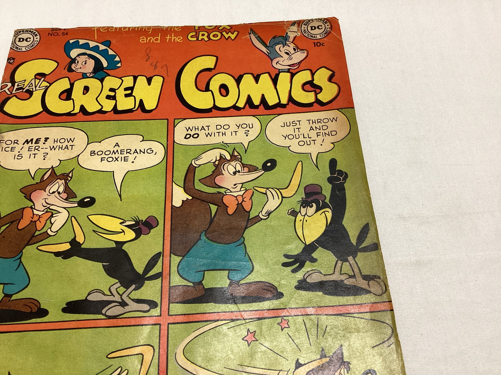 Real Screen Comics 54 DC Comic Book - 3