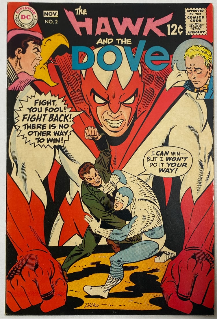 Hawk and Dove 2 DC Comic Book: 1968, Please Preview and see all photos for condition