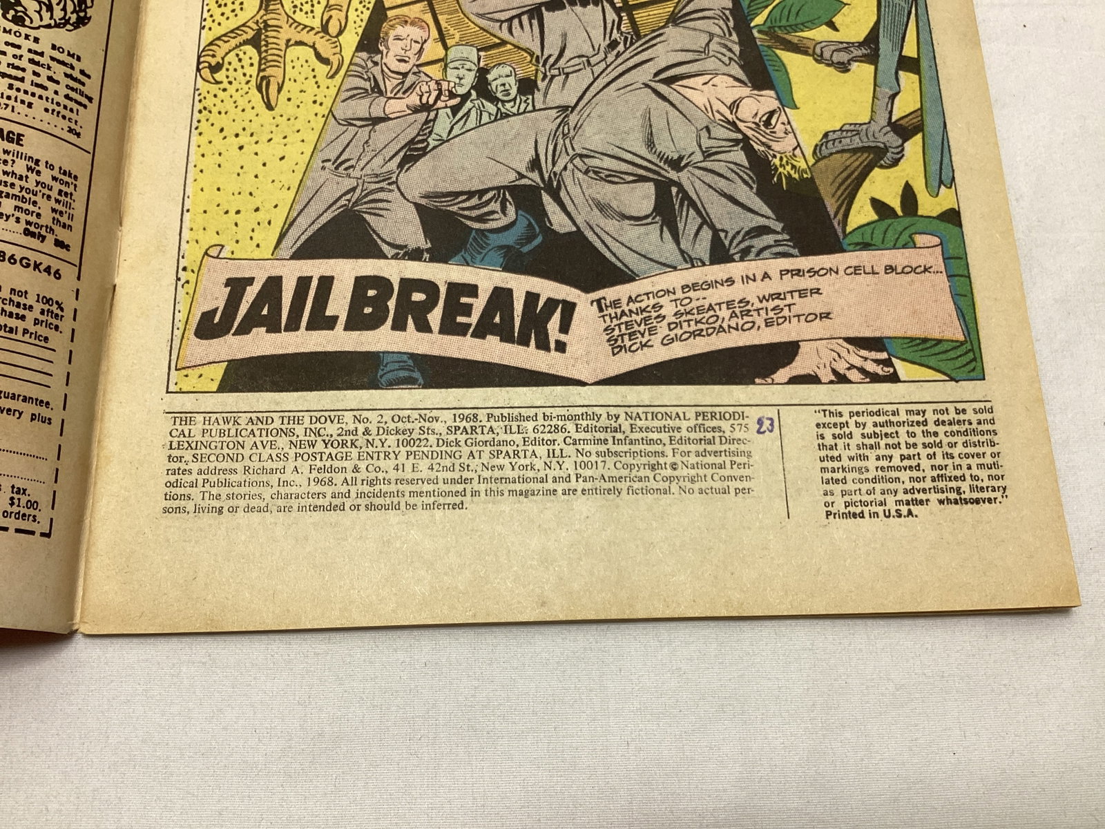 Hawk and Dove 2 DC Comic Book - 7