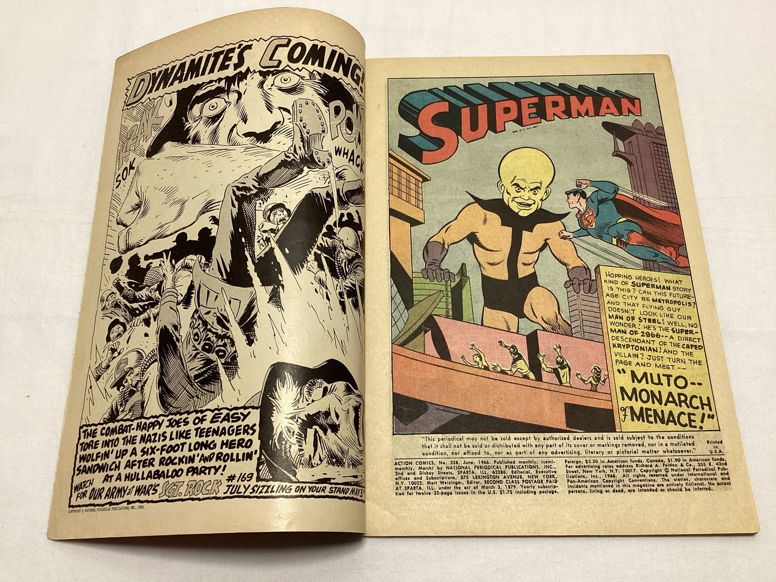 Action Comics 338 DC Superman Comic Book - 6