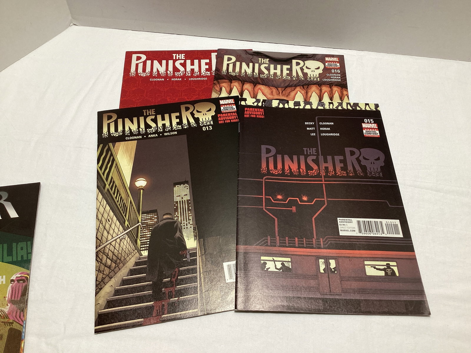 Seven Punisher Marvel Comic Books - 3