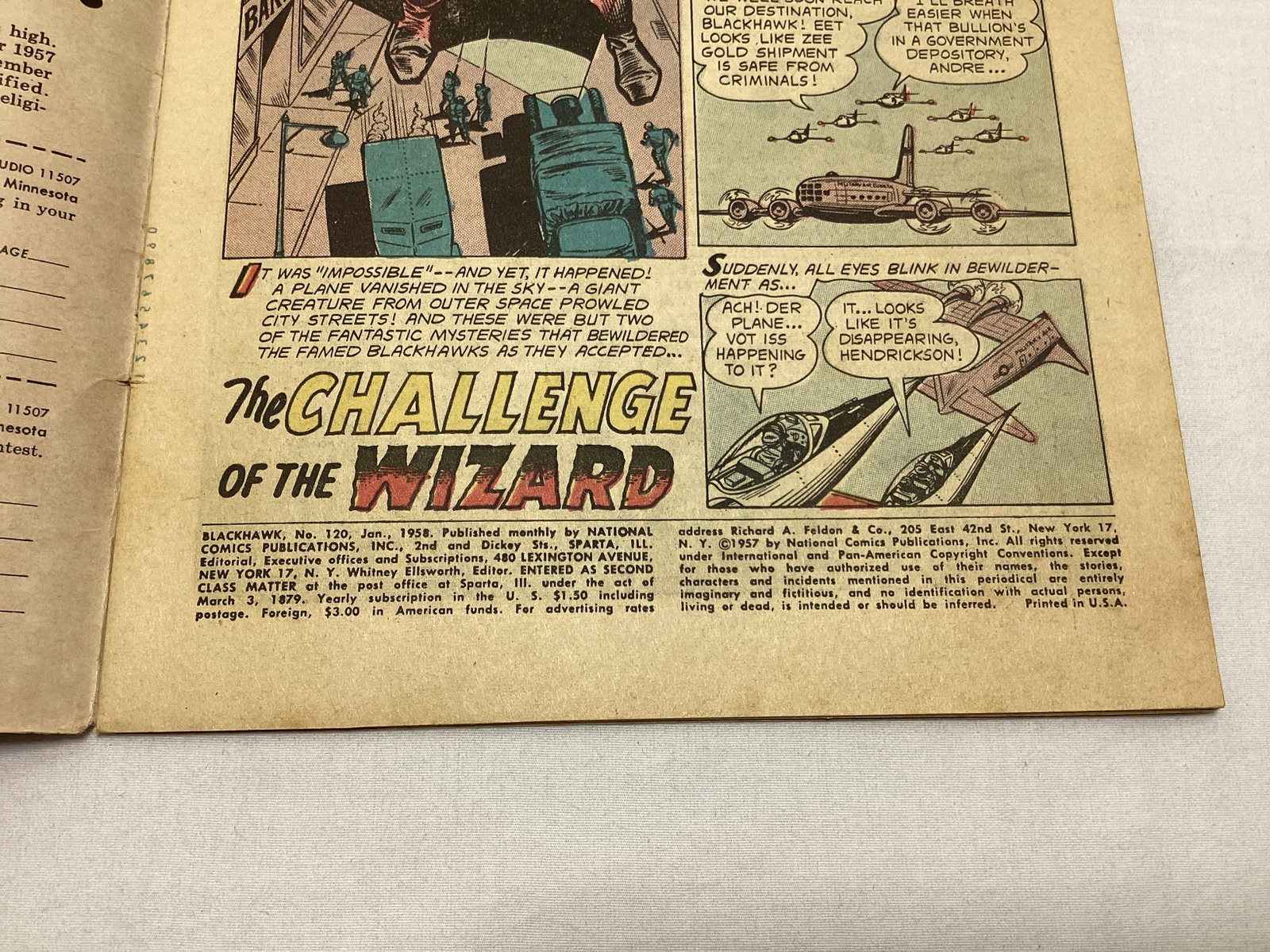 Blackhawk 120 DC Comic Book - 7