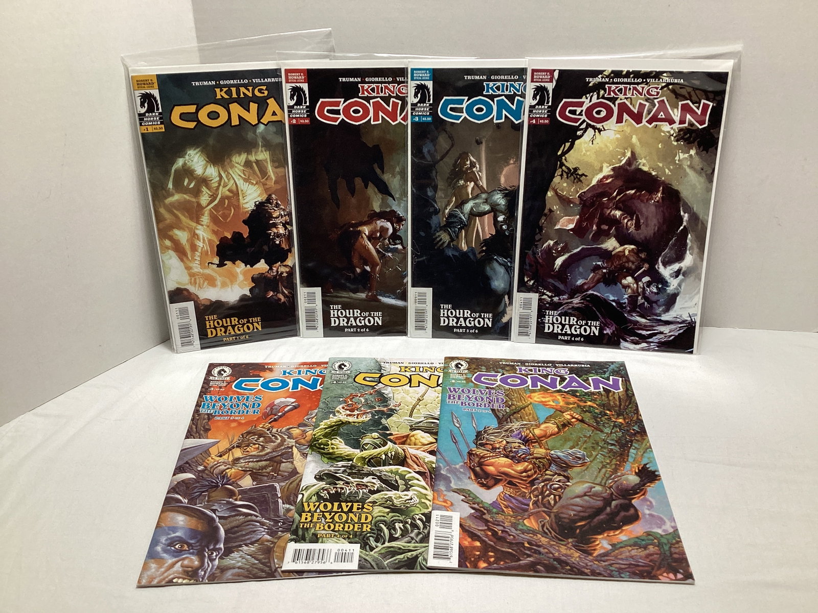 Seven Conan the Barbarian Dark Horse Comic Books: .